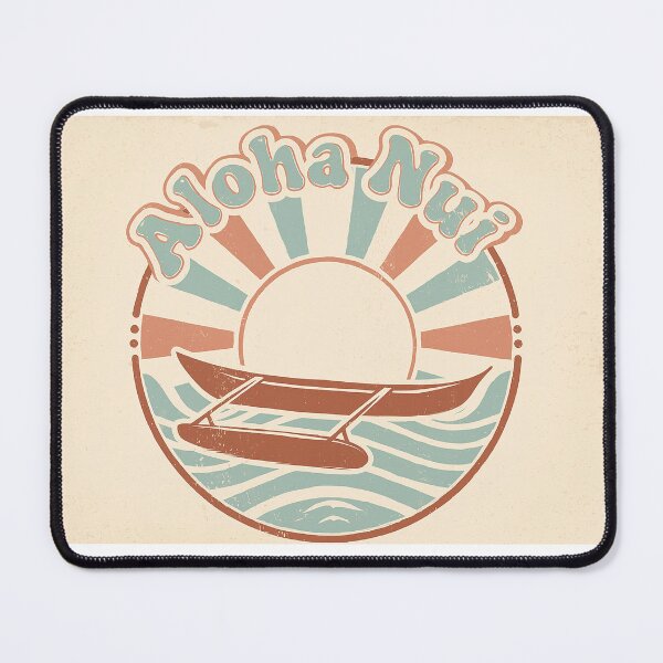 Item preview, Aloha Nui — Vintage Polynesian outrigger canoe badge designed and sold by Hawaii26.