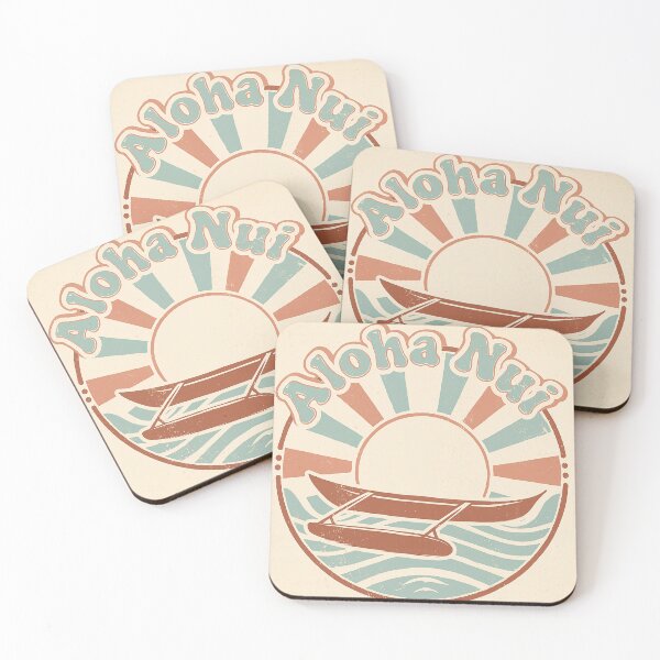 Item preview, Aloha Nui — Vintage Polynesian outrigger canoe badge designed and sold by Hawaii26.