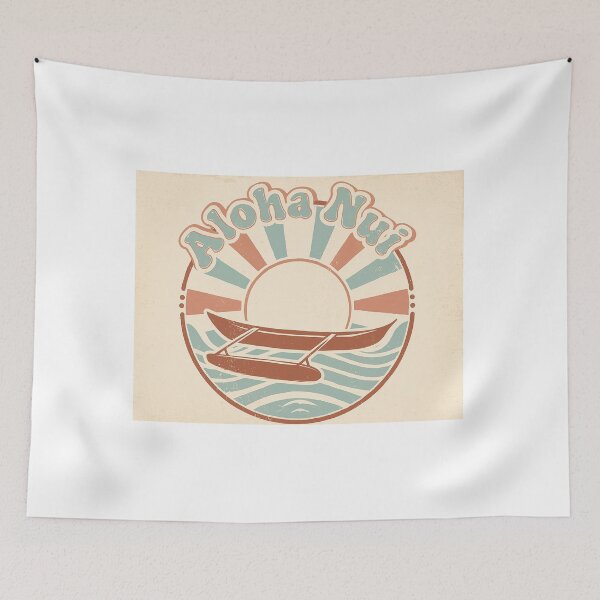 Item preview, Aloha Nui — Vintage Polynesian outrigger canoe badge designed and sold by Hawaii26.