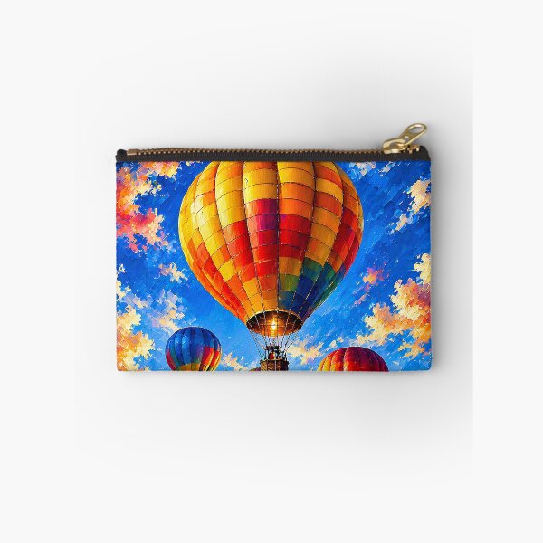 Item preview, Colorful Hot Air Balloons Over Asian Village designed and sold by Extravanganzza.