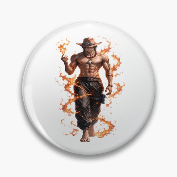 Item preview, Portgas D. Ace One Piece Fire Fist Pirate Poster Aesthetic Anime Digital Artwork designed and sold by Matt_Smith.