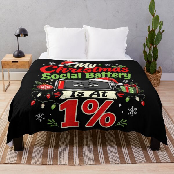 Item preview, My Christmas Social Battery Is At 1 designed and sold by PAROSSA.