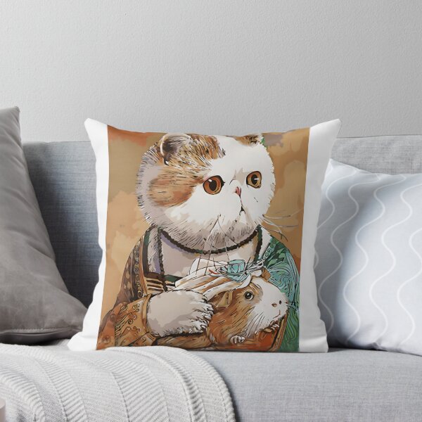 Item preview, Elegant Lady Cat Illustration with Charming Feminine Style designed and sold by Sins From God.