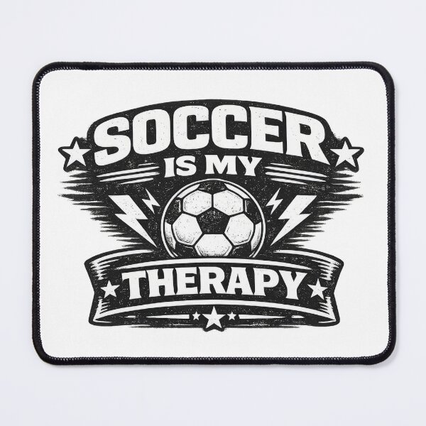 Item preview, Soccer is My Therapy designed and sold by Elisabeth Lucas.