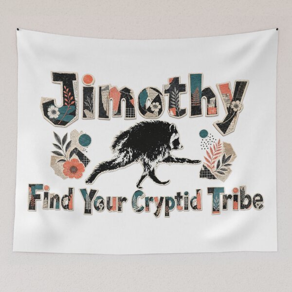 Item preview, Jimothy - Find Your Cryptid Tribe designed and sold by Shy Fractal Designs.