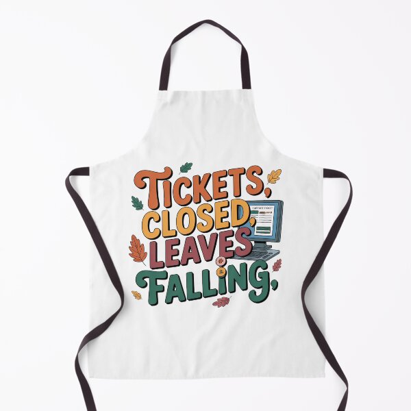 Item preview, Tickets Closed, Leaves Falling – Funny Nursing Informatics Fall Design designed and sold by CuteDesignables.