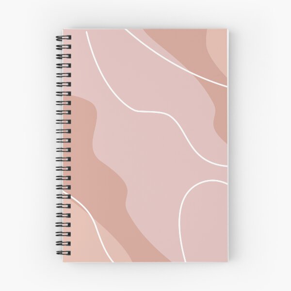 Item preview, Terracotta and Blush Pink Abstract Organic Shapes Pattern designed and sold by darkskinbender.