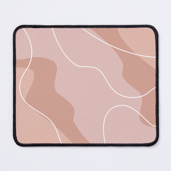 Item preview, Terracotta and Blush Pink Abstract Organic Shapes Pattern designed and sold by darkskinbender.