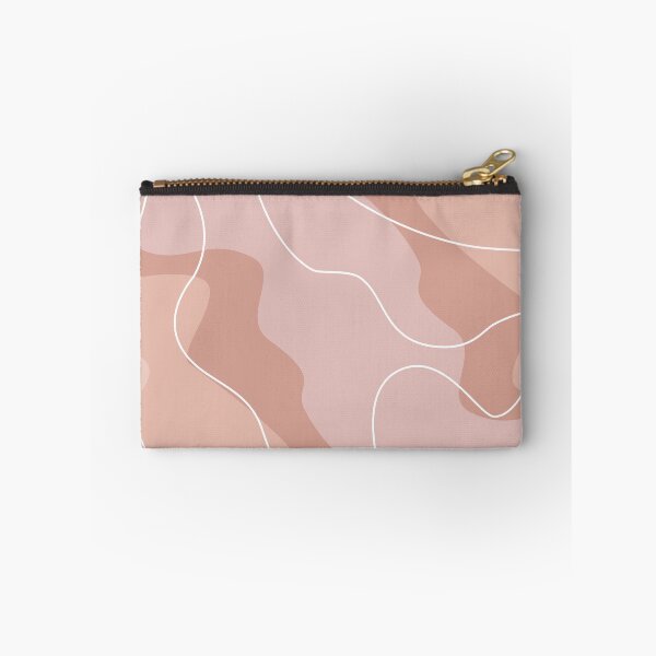 Item preview, Terracotta and Blush Pink Abstract Organic Shapes Pattern designed and sold by darkskinbender.