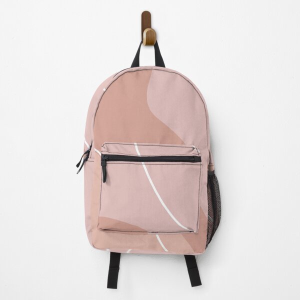 Item preview, Terracotta and Blush Pink Abstract Organic Shapes Pattern designed and sold by darkskinbender.
