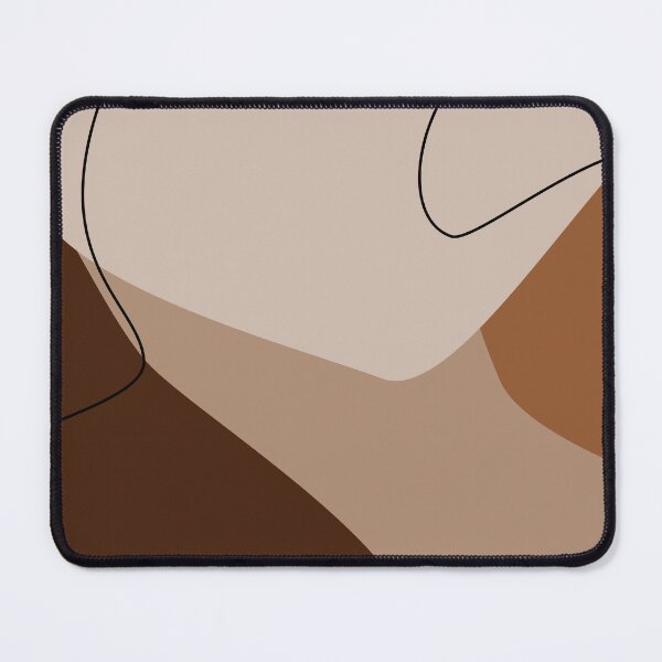Item preview, Chocolate Brown and Terracotta Abstract Organic Shapes Pattern designed and sold by darkskinbender.