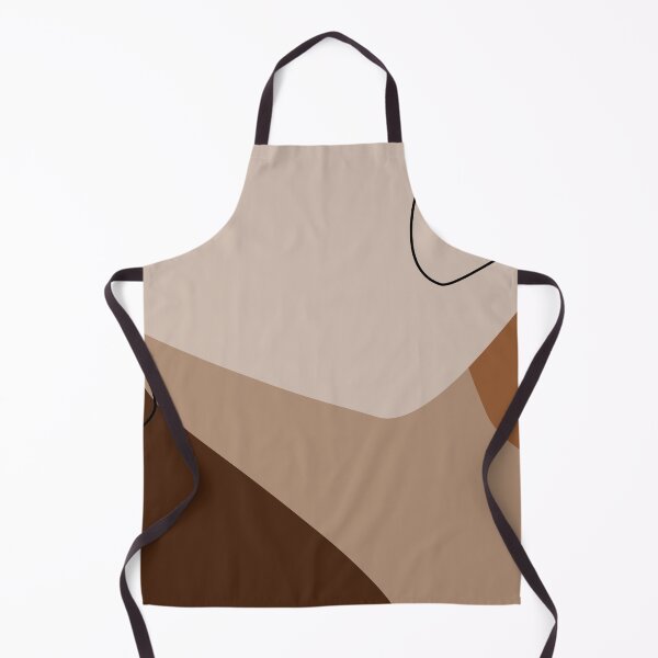 Item preview, Chocolate Brown and Terracotta Abstract Organic Shapes Pattern designed and sold by darkskinbender.