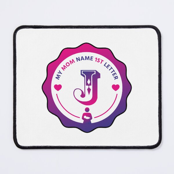 Item preview, Mom Name First Letter - Personalized Name Initial Letter Typography | Custom First Alphabet Name Art | Monogram Initial Design designed and sold by 440CREATIVES.