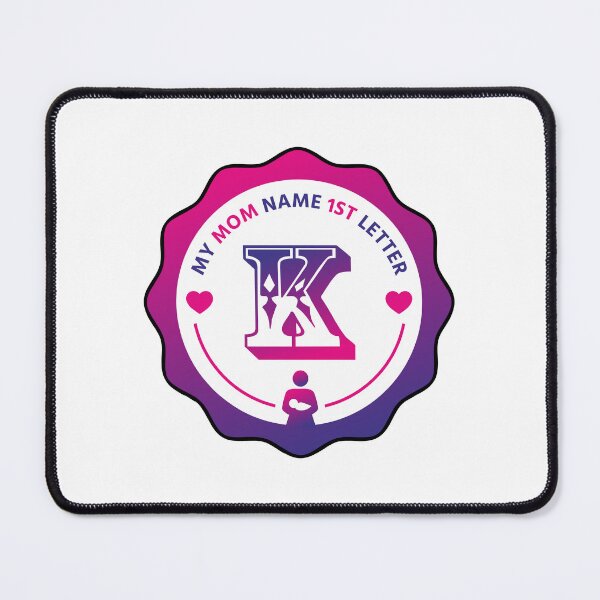 Item preview, Mom Name First Letter - Personalized Name Initial Letter Typography | Custom First Alphabet Name Art | Monogram Initial Design designed and sold by 440CREATIVES.