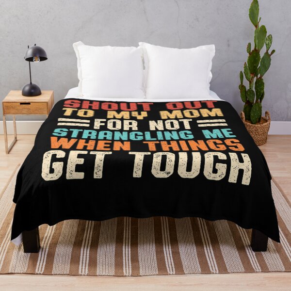 Item preview, Vintage Funny Shout Out To My Mom For Not Strangling Me designed and sold by PAROSSA.