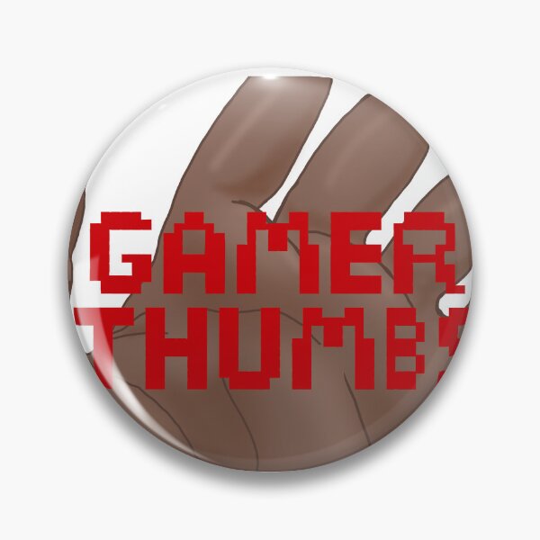 Item preview, Gamer Thumbs (medium melanin/red) designed and sold by TheDoughtyBlade.