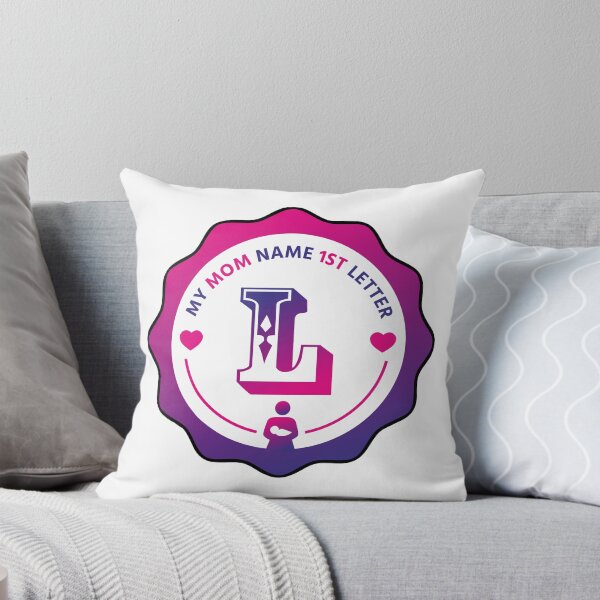 Item preview, Mom Name First Letter - Personalized Name Initial Letter Typography | Custom First Alphabet Name Art | Monogram Initial Design designed and sold by 440CREATIVES.