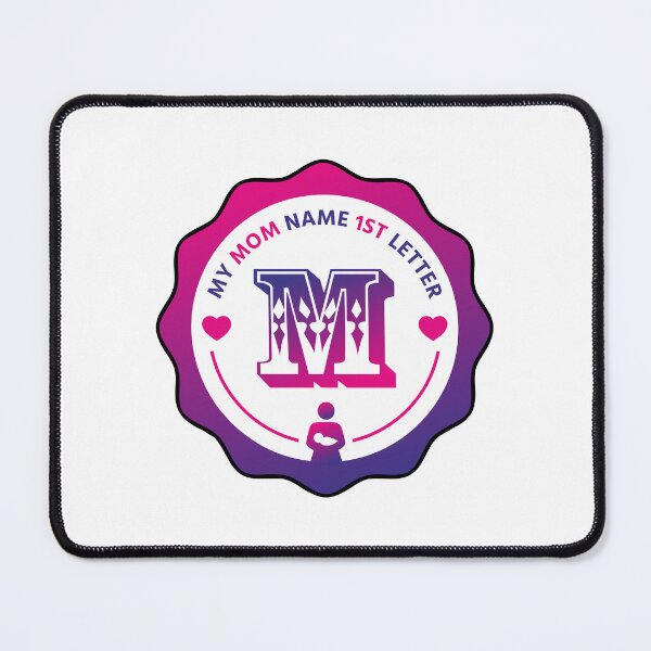 Item preview, Mom Name First Letter - Personalized Name Initial Letter Typography | Custom First Alphabet Name Art | Monogram Initial Design designed and sold by 440CREATIVES.