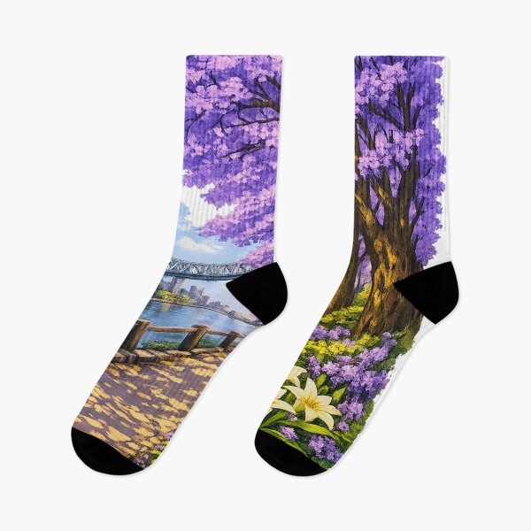 Item preview, Jacaranda time in Brisbane designed and sold by PhotosByG.