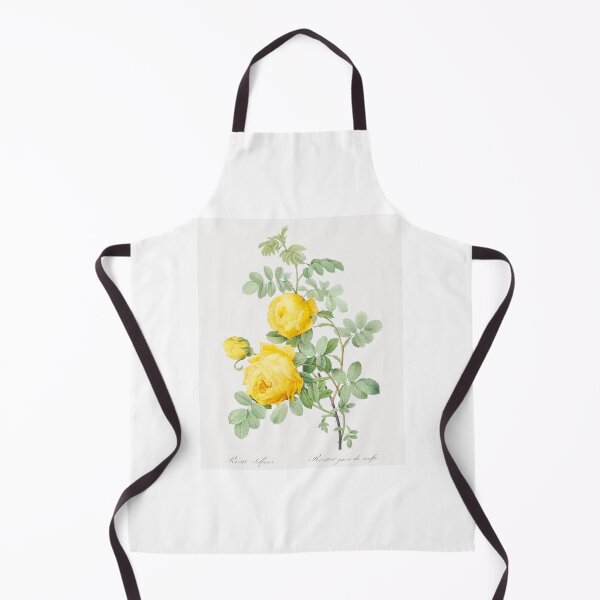 Item preview, Yellow Rose Flowers Vintage Botanical Illustration designed and sold by TheRetroArtRoom.