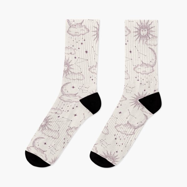 Item preview, Sun, moon and stars celestial toile designed and sold by Home Cyn Home.