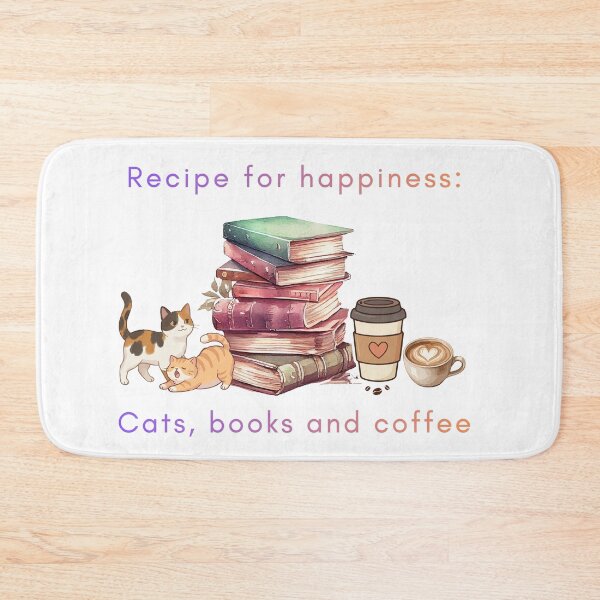 Item preview, Cats, books and coffee designed and sold by Cjars.
