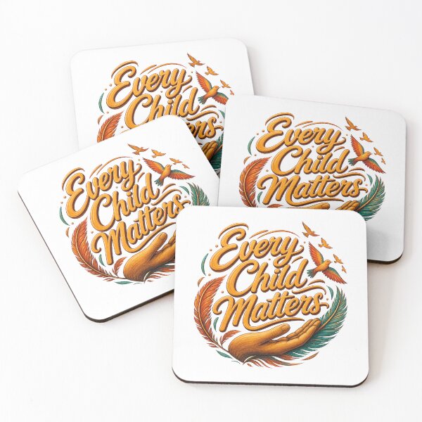 Item preview, Every Child Matters Feather Birds Message designed and sold by SoyLamderma.
