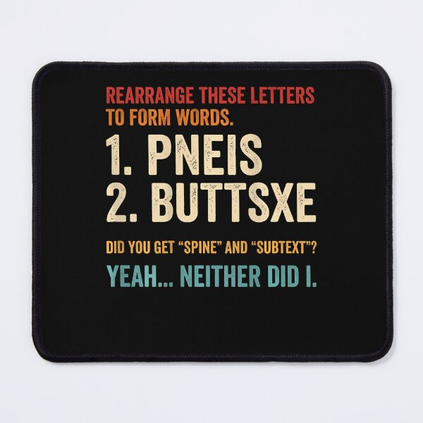 Item preview, Rearrange These Letters To Form Words Retro designed and sold by PAROSSA.