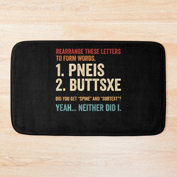 Item preview, Rearrange These Letters To Form Words Retro designed and sold by PAROSSA.
