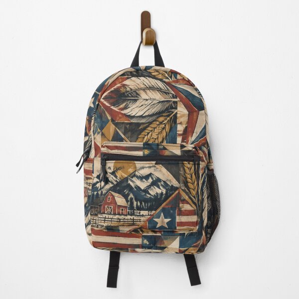 Artikelvorschau, Americana Farmhouse Quilt Star Mountain Pattern entworfen und verkauft von Avenuse style.