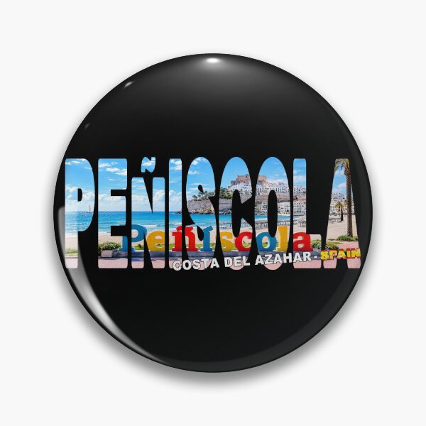 Item preview, PEÑISCOLA Costa del Azahar Spain - Town Sign and the Peñíscola Castle designed and sold by Adam Gormley.