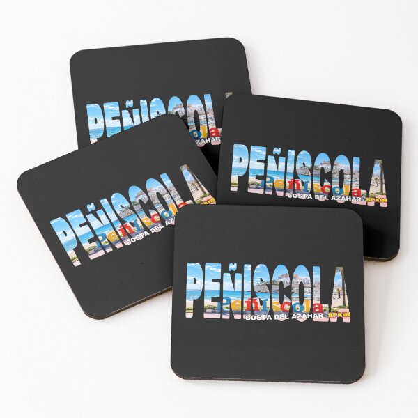 Item preview, PEÑISCOLA Costa del Azahar Spain - Town Sign and the Peñíscola Castle designed and sold by Adam Gormley.