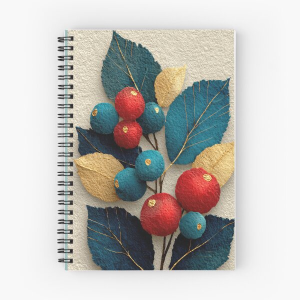 Item preview, Charming Felt Berries and Leaves Botanical Art designed and sold by colorful-white.
