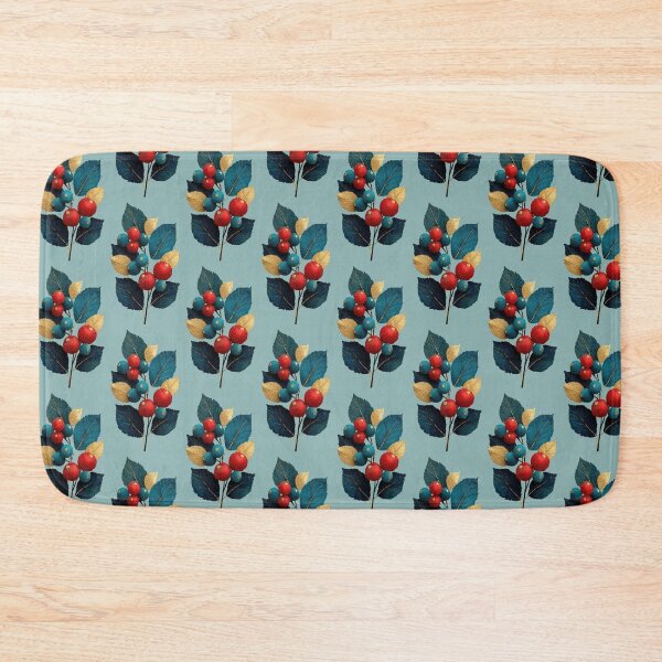 Item preview, Charming Felt Berries and Leaves Botanical Art designed and sold by colorful-white.