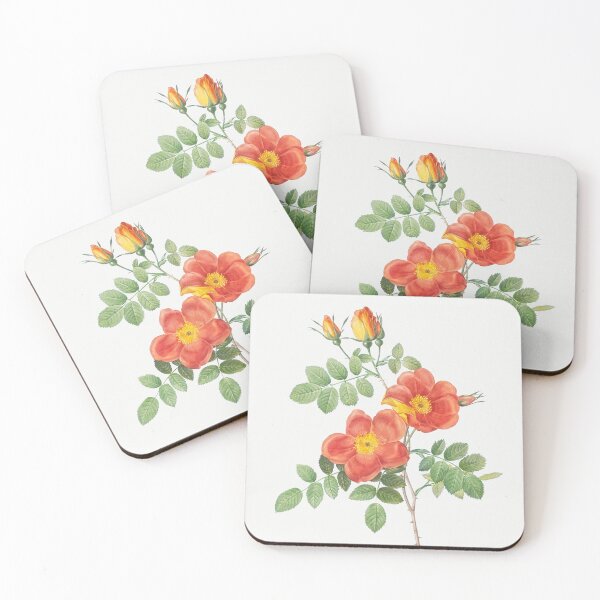 Item preview, Copper Rose Flowers Vintage Botanical Illustration designed and sold by TheRetroArtRoom.