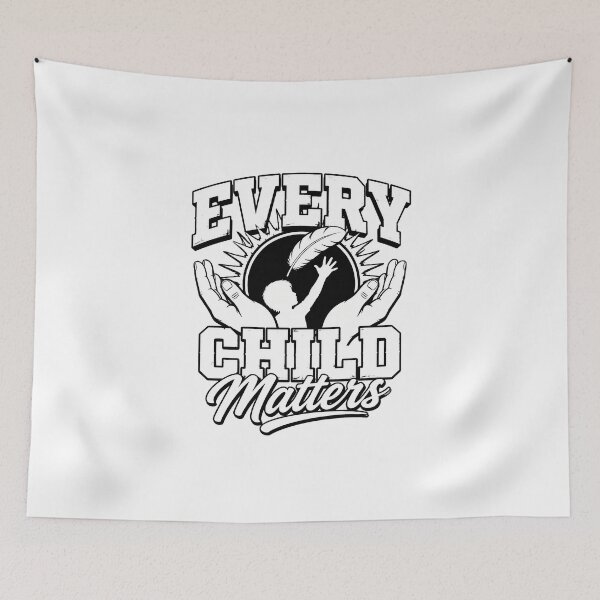 Item preview, Every Child Matters Feather Hands Support Statement designed and sold by SoyLamderma.
