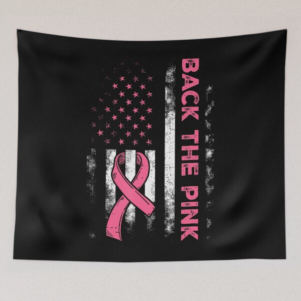 Item preview, Back The Pink Us Flag Breast Cancer Awareness designed and sold by PAROSSA.