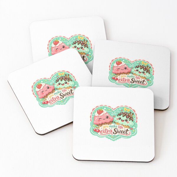 Item preview, You Make Life Extra Sweet Cute Ice Cream Kawaii Dessert Love Art Design designed and sold by inkoutninja.