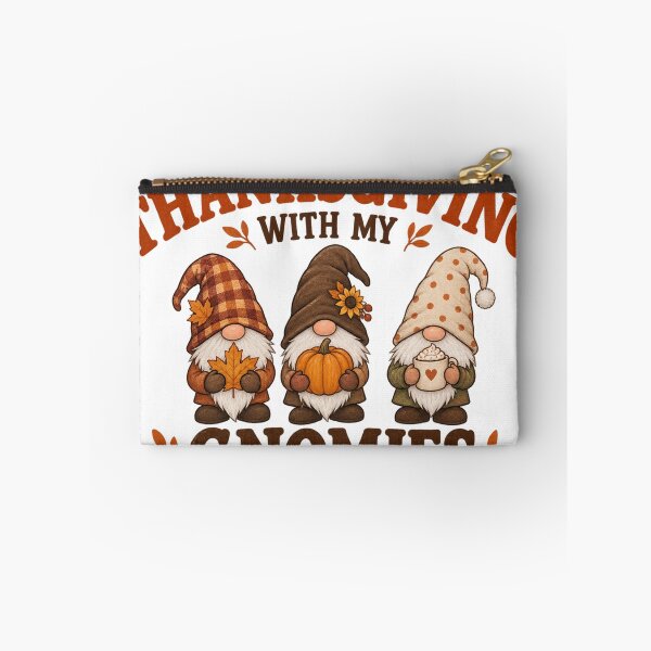 Item preview, Thanksgiving With My Gnomies Cute Fall Pumpkin Graphic designed and sold by ucpstudio.