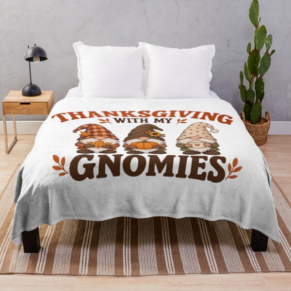 Item preview, Thanksgiving With My Gnomies Cute Fall Pumpkin Graphic designed and sold by ucpstudio.