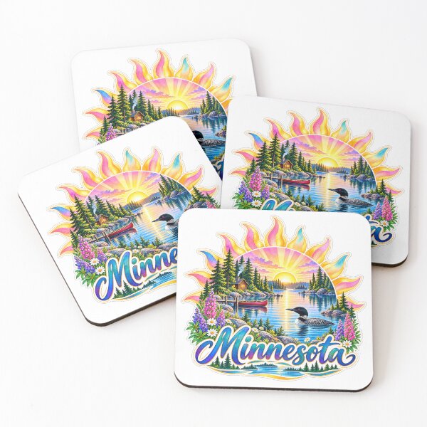 Item preview, Land of 10,000 Lakes Sun designed and sold by Whimspired By Paxx.