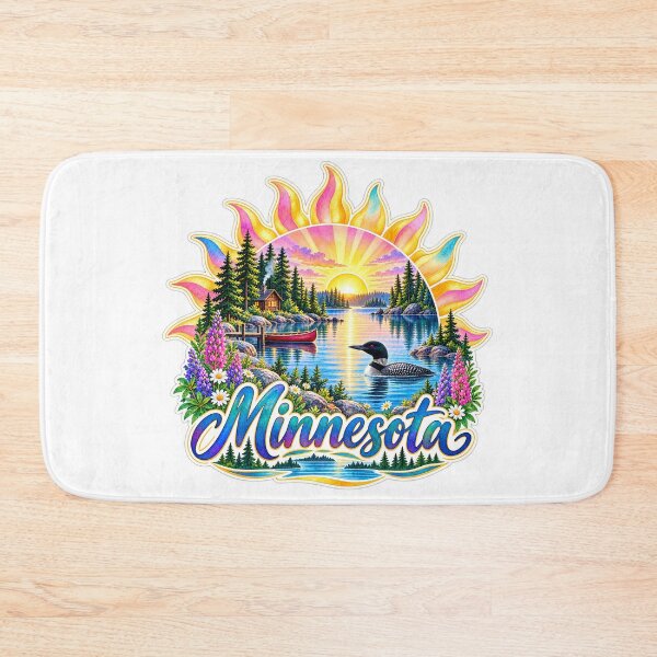 Item preview, Land of 10,000 Lakes Sun designed and sold by Whimspired By Paxx.