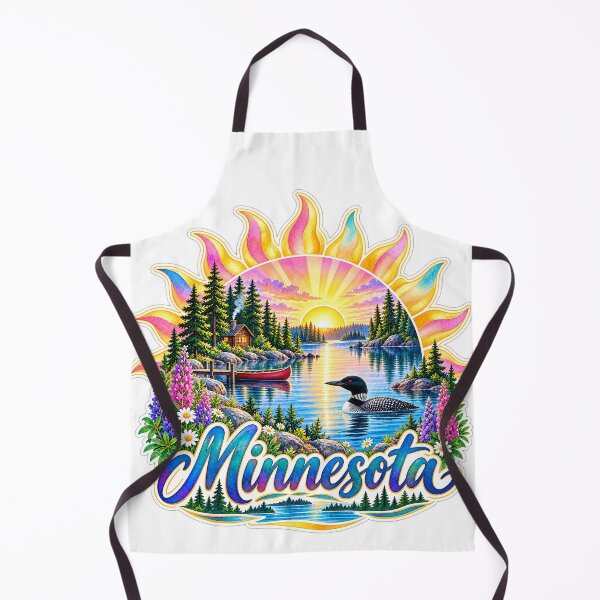 Item preview, Land of 10,000 Lakes Sun designed and sold by Whimspired By Paxx.