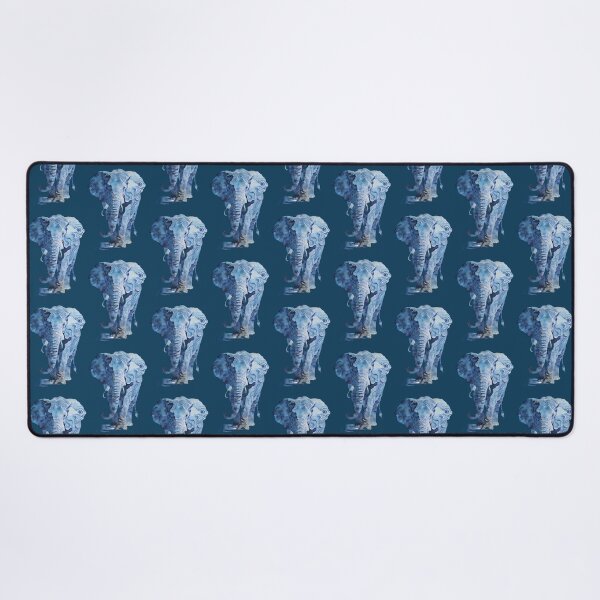 Item preview, Blue Watercolor Elephant designed and sold by KiraChie.