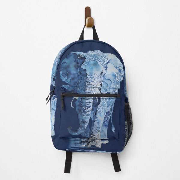Item preview, Blue Watercolor Elephant designed and sold by KiraChie.