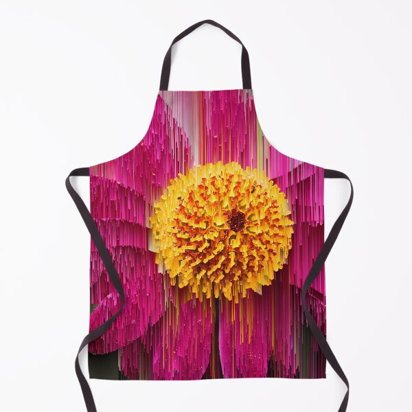 Aperçu de l'œuvre Fleur Magenta aux Pétales Numériques créée et vendue par SilentBloomLab.