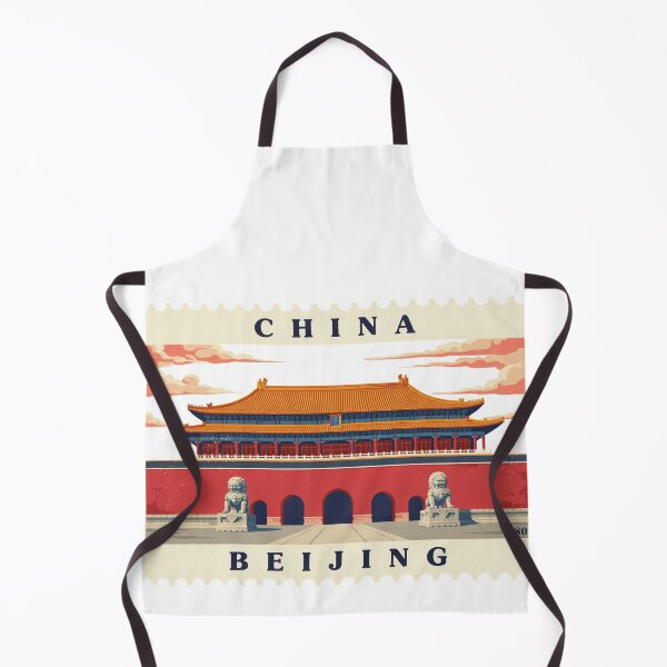 Item preview, Vintage China Beijing Forbidden City Postage Stamp Vector designed and sold by Shutter-Dragon.
