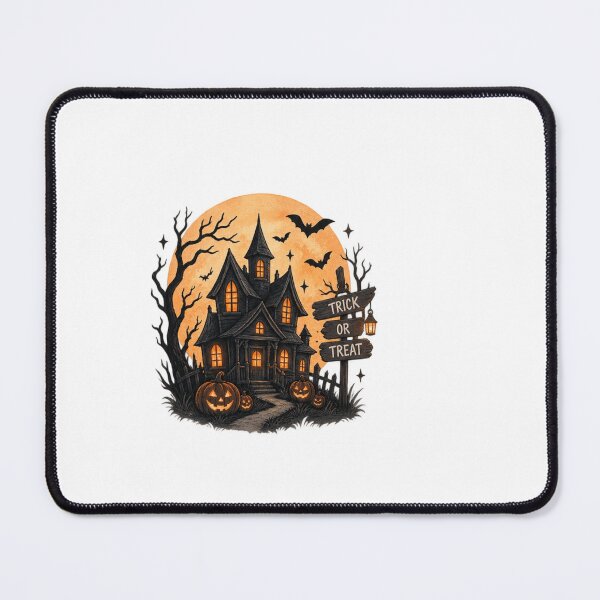 Item preview, Spooky Haunted House Pumpkin Patch Trick or Treat Design designed and sold by ucpstudio.