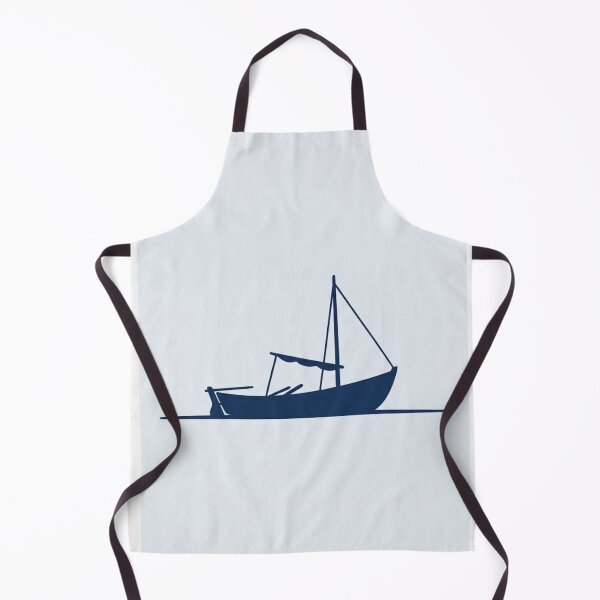 Item preview, Small Fishing Boat Illustration | Minimalist Nautical Print designed and sold by Zaramodo.