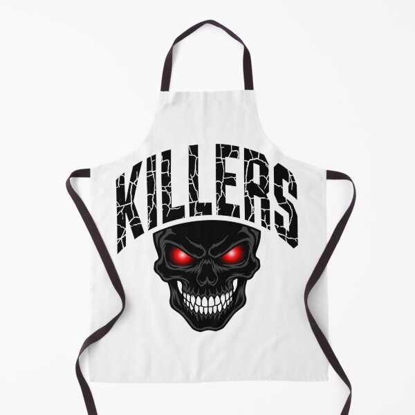Item preview, KILLERS Skull With Red Eyes - Cracked Text Streetwear Logo Design designed and sold by LunaGlow Studio.